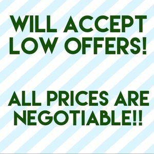 All prices negotiable!!